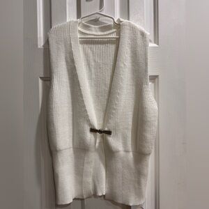Commense Ivory Women's Cardigan Vest